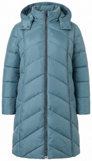 Ulla Popken 851842 Vadderad kappa Khaki - Kappor - Kappor i stora storlekar