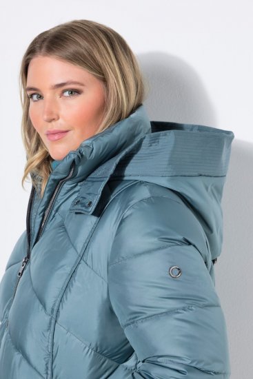 Ulla Popken 851842 Vadderad kappa Khaki - Kappor - Kappor i stora storlekar