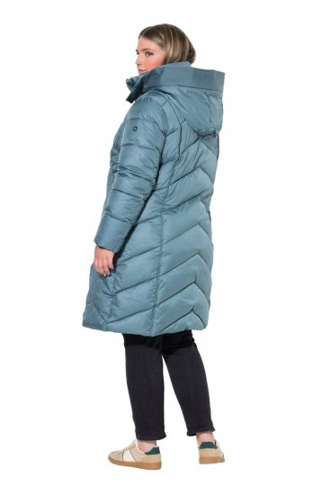 Ulla Popken 851842 Vadderad kappa Khaki - Kappor - Kappor i stora storlekar