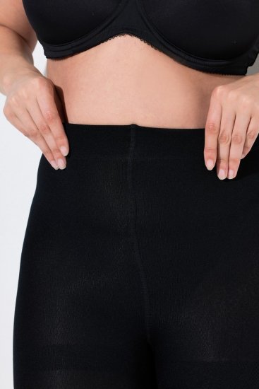 Ulla Popken 852349 Prickiga strumpbyxor Svart - Strumpbyxor & strumpor - 