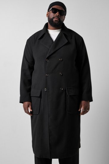 STHUGE 852519 Klassisk Ullrock Svart - Jackor - Stora jackor - 2XL-12XL
