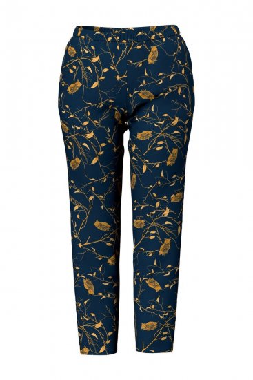 Ulla Popken 852577 Mönstrad pyjamas Mörkblå - Pyjamas/Loungewear - 