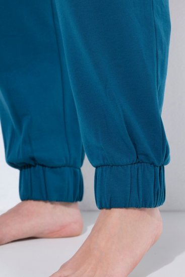 Ulla Popken 852725 Mysbyxor Petrol - Pyjamas/Loungewear - 