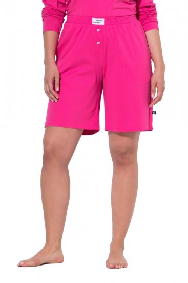 Ulla Popken 852752 Randiga pyjamasshorts 2-pack Rosa - Pyjamas/Loungewear - 