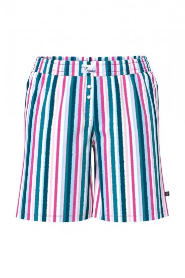 Ulla Popken 852752 Randiga pyjamasshorts 2-pack Rosa - Pyjamas/Loungewear - 