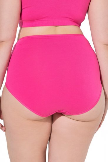 Ulla Popken 852761 Randiga trosor med hög midja 5-pack Petrol - Trosor - 