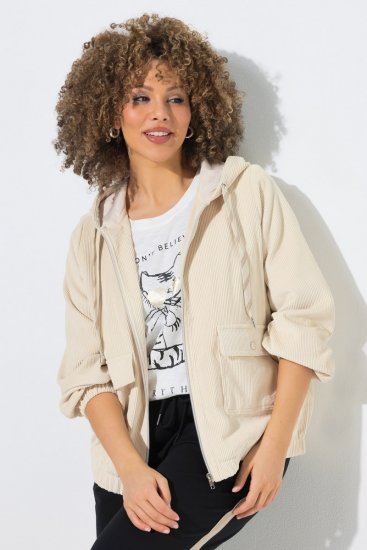 Ulla Popken 852802 Manchesterjacka Benvit - Jackor - Damjackor i stora storlekar