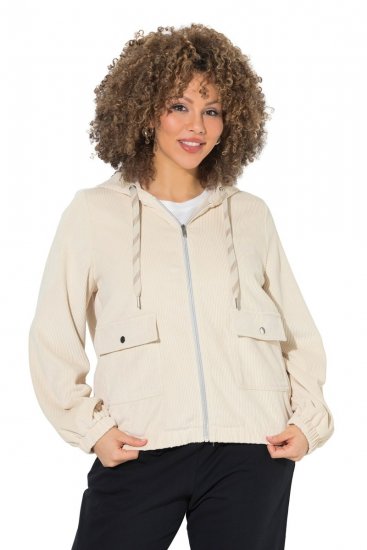 Ulla Popken 852802 Manchesterjacka Benvit - Jackor - Damjackor i stora storlekar
