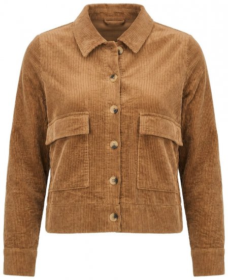 Ulla Popken 853421 Manchesterjacka Brun - Jackor - Damjackor i stora storlekar