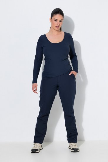 Ulla Popken 853530 Ultralätta vandringsbyxor Mörkblå - Outdoor - 