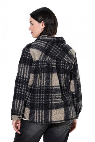 Ulla Popken 853709 Teddyjacka Beige - Jackor - Damjackor i stora storlekar