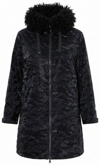 Ulla Popken 853831 Funktionskappa Svart - Kappor - Kappor i stora storlekar