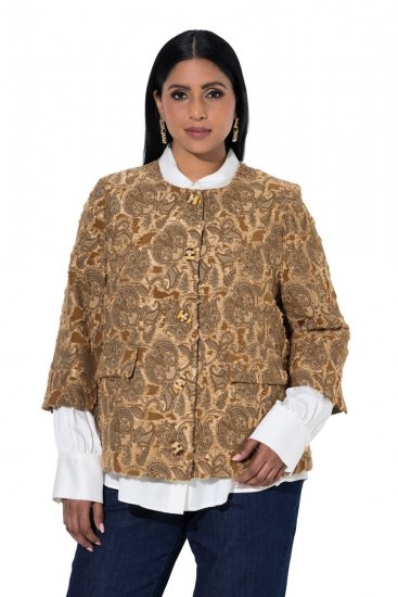 Ulla Popken 853996 Jacka Ljusbrun - Jackor - Damjackor i stora storlekar