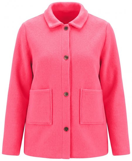 Ulla Popken 854200 Fleecejacka Rosa - Jackor - Damjackor i stora storlekar