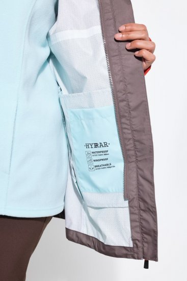 Ulla Popken 855313 Parkas Taupe - Kappor - Kappor i stora storlekar