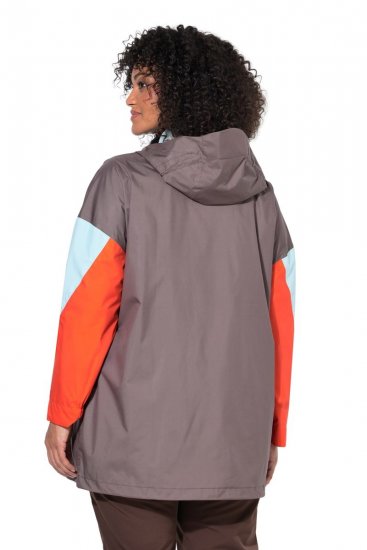 Ulla Popken 855313 Parkas Taupe - Kappor - Kappor i stora storlekar