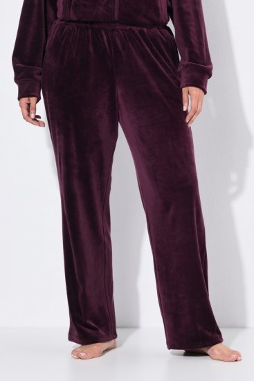 Ulla Popken 856119 Mysbyxor Plommon - Pyjamas/Loungewear - 