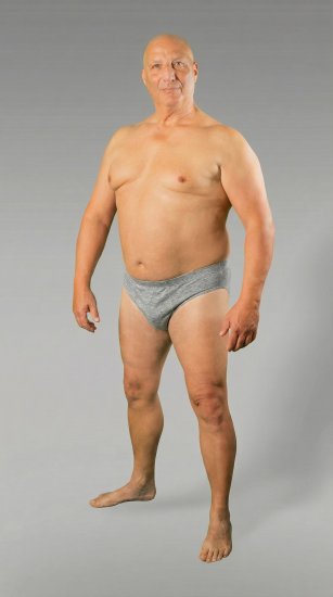 20 Nodi 934 Stretch Cotton Briefs Grey - Kalsonger - Kalsonger för herrar i stora storlekar