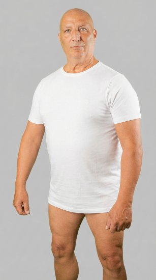 20 Nodi Mezzogiorno Sports T-Shirt White - T-shirts - Stora T-shirts - 2XL-14XL