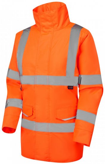 Leo Cheristow EcoViz 4K Women's Baffle Lined Anorak Hi-Vis Orange - Arbetskläder - 