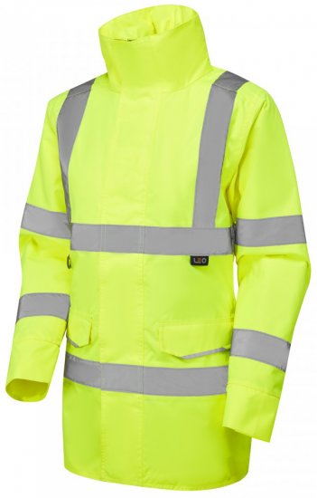 Leo Cheristow EcoViz 4K Women's Baffle Lined Anorak Hi-Vis Yellow - Arbetskläder - 