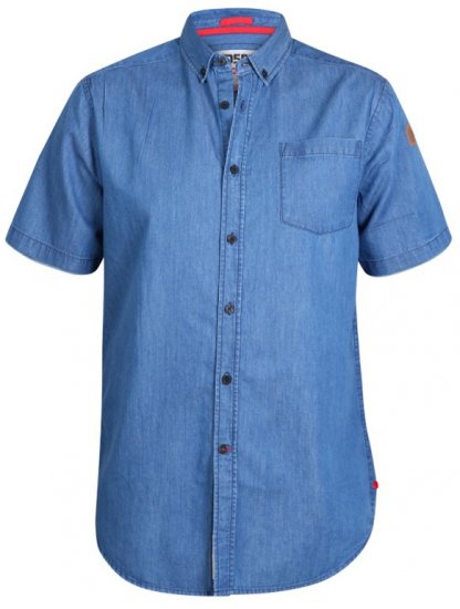 D555 Arnold Denim Shirt - Skjortor - Stora skjortor - 2XL-8XL