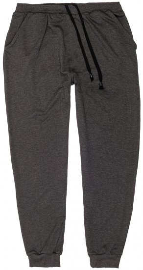 Adamo Athen Sweatpants with Cuffs Charcoal - Mjukisbyxor och -shorts - Mjukisbyxor & Mjukisshorts 2XL-12XL