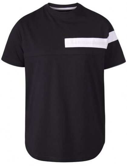 D555 Beat T-Shirt Black - T-shirts - Stora T-shirts - 2XL-14XL