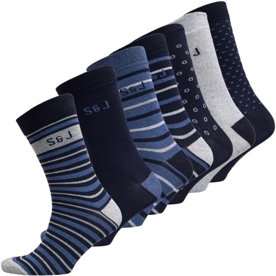 Smith & Jones Benji 7-pack Socks - Underkläder & Badkläder - Stora underkläder - 2XL-8XL