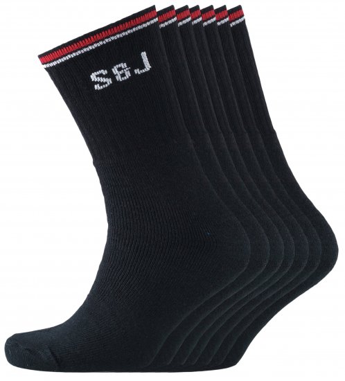 Smith & Jones Bexley 7-pack Socks Black (40-45) - Underkläder & badkläder - Stora underkläder för män
