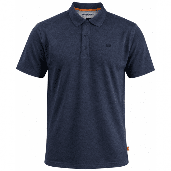 Motley Denim Bratislava Polo Dark Indigo - Pikétröjor - Stora pikétröjor - 2XL-8XL