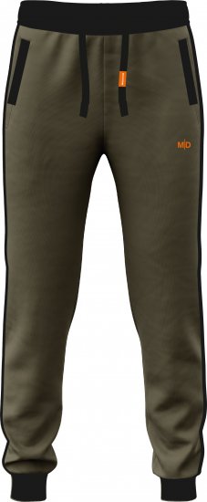 Motley Denim Bremen Sweatpants Dark Khaki/Black - Mjukisbyxor och -shorts - Mjukisbyxor & Mjukisshorts 2XL-12XL