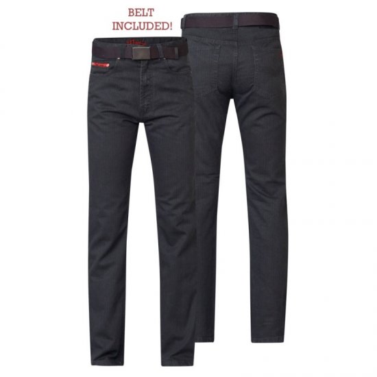 Duke Canary Bedford cord-pants Charcoal - Jeans & byxor - Stora Jeans och Stora Byxor