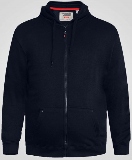 D555 Cantor Hoodie Mörkblå - Tröjor & hoodies - Stora hoodies & tröjor - 2XL-14XL