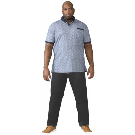 D555 Cedric Tapered Fit Stretch Jeans Indigo TALL SIZES - HERRKLÄDER MT-6XLT - Kläder för långa män