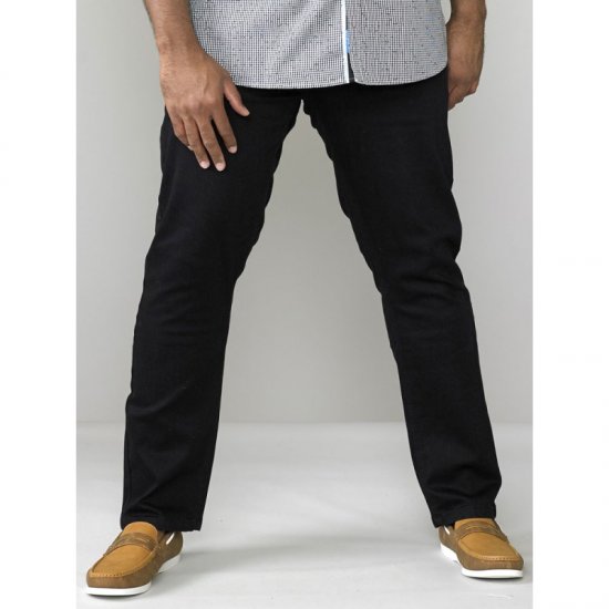 D555 Claude Stretch Jeans Black TALL SIZES - HERRKLÄDER MT-6XLT - Kläder för långa män