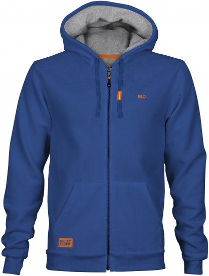 Motley Denim Copenhagen Hoodie Royal Blue - Tröjor & Hoodies - Stora hoodies & tröjor - 2XL-14XL