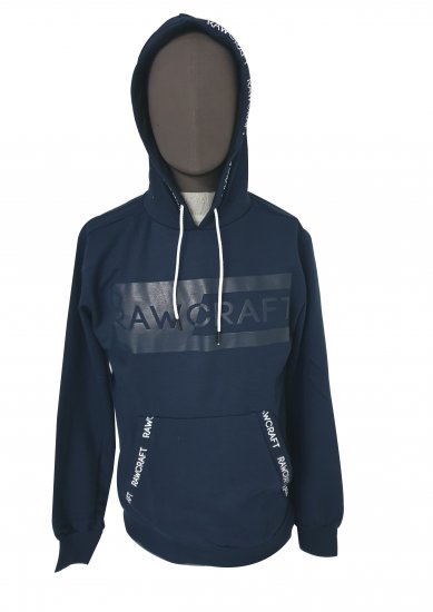 Rawcraft Cregan Hoodie Navy - Tröjor & Hoodies - Stora hoodies & tröjor - 2XL-14XL