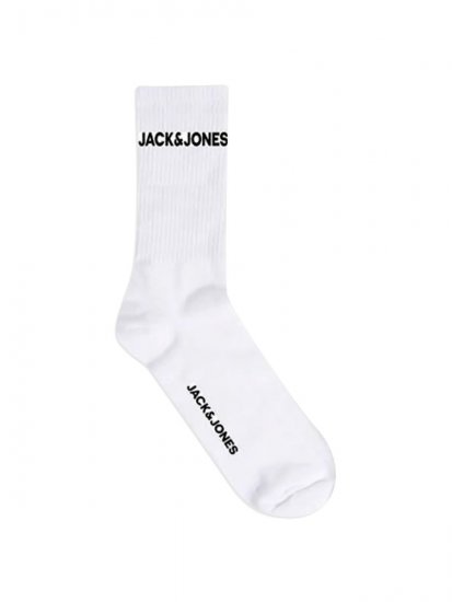Jack & Jones Basic Logo Tennisstrumpor Vit 5-pack - Underkläder & badkläder - Stora underkläder för män