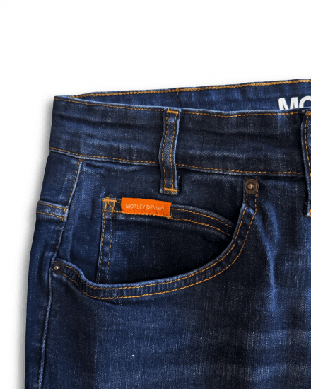 Motley Denim Soho 5-Pocket Jeans Dark Wash - Jeans & byxor - Stora Jeans och Stora Byxor