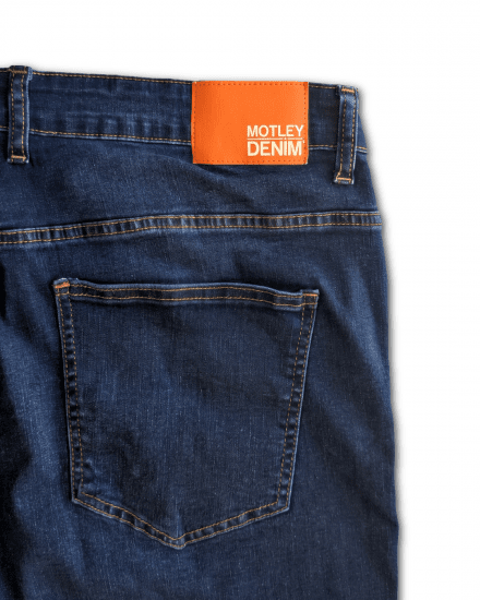 Motley Denim Soho 5-Pocket Jeans Dark Wash - Jeans & byxor - Stora Jeans och Stora Byxor