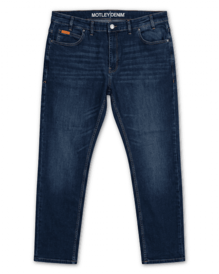 Motley Denim Soho 5-Pocket Jeans Dark Wash - Jeans & byxor - Stora Jeans och Stora Byxor