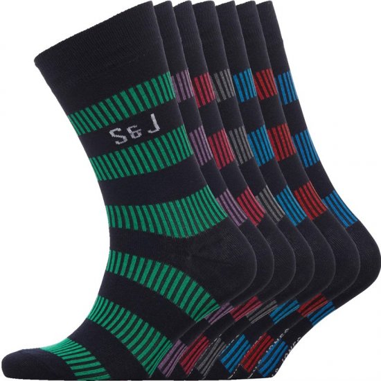 Smith & Jones Dasher 7-pack Socks - Underkläder & badkläder - Stora underkläder för män
