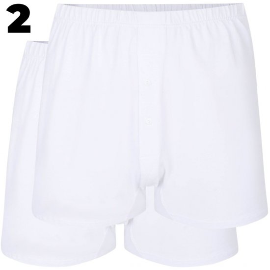 Espionage U001W boxershorts 2-pack vit - Underkläder & badkläder - Stora underkläder för män