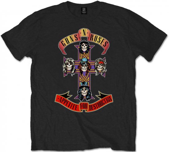 Guns N' Roses Appetite for Destruction T-shirt Black - T-shirts - Stora T-shirts - 2XL-14XL