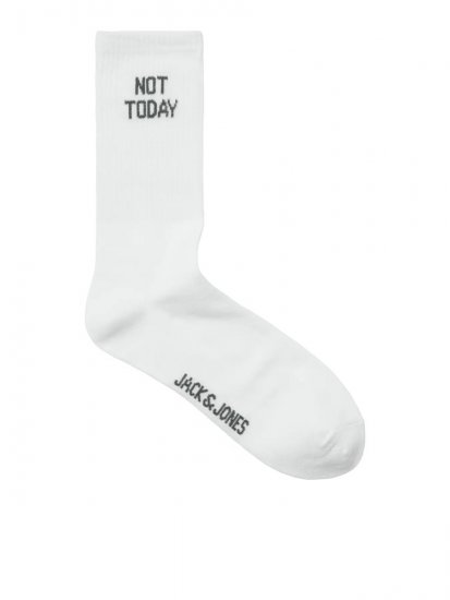 Jack & Jones Power Statements Tennisstrumpor Vit 3-pack - Underkläder & badkläder - Stora underkläder för män