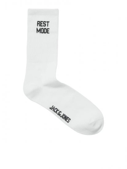 Jack & Jones Power Statements Tennisstrumpor Vit 3-pack - Underkläder & badkläder - Stora underkläder för män