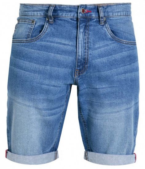 D555 Griffin Denim Shorts Stonewash - Shorts - Stora shorts W40-W60