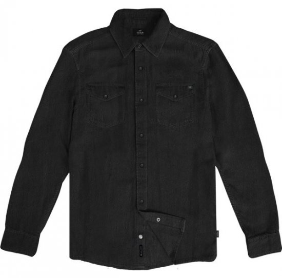 Double Outfitters GS-5126 Skjorta med tryckknappar Svart - Skjortor - Stora skjortor - 2XL-8XL