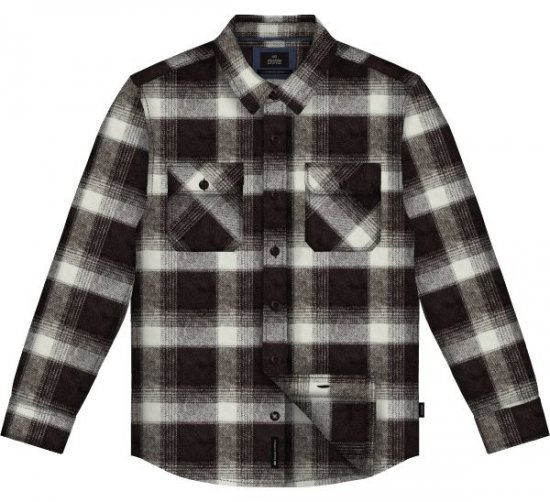 Double Outfitters GS-5233 Flanellskjorta Brun/Beige - Skjortor - Stora skjortor - 2XL-8XL
